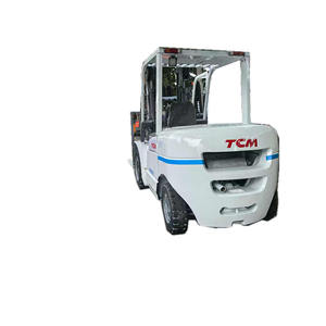 Chariot élévateur diesel d'occasion TCM 5 tonnes avec moteur, boîte de vitesses et roulement en bon état, rapport fourni, à vendre - Product Image 1