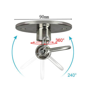<span class=keywords><strong>Boxe</strong></span> Sparring poire balle balle de vitesse adulte balle d'aération universel Suspension rotateur métal assemblage accessoires ensemble - Product Image 6