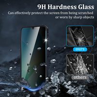 Protection d'écran de confidentialité A++ pour Samsung A05 A15 A16 A41 A56 A36, verre trempé anti-espion sans bulles, accessoire pour téléphones mobiles