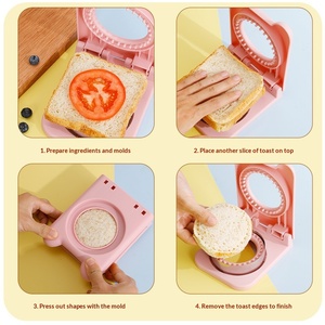 Cortador de Pan DIY, Cortador de Sándwiches, Herramienta para Hornear, Cortador de Galletas, Pan Tostado, Pan de Bolsillo, Sellador de Tortillas 3 en 1 - Product Image 6