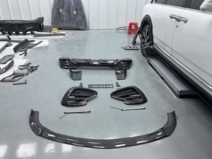 Kit carrosserie amélioré en fibre de carbone pour Mercedes-Benz EQS 53 450+ 580, comprenant séparateur avant, diffuseur, prise d'air, aileron arrière, auto-adhésif, 2021- - Product Image 6