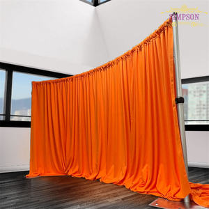 Wedding Stage Curtain Elastic Gauze Polyester Square Elegant <b>Ceiling</b> Decorations Milky White Background Cloth - Product Image 6
