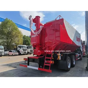 Shacman H3000 Bulk Cement Tank Semi Traile Kohlenstoffs tahl Getreide transport fahrzeug Bulk Feed Tank Truck