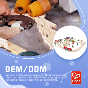 Jouet <span class=keywords><strong>en</strong></span> <span class=keywords><strong>bois</strong></span> <span class=keywords><strong>Train</strong></span> ensemble de chemin de fer de luxe enfants échelle piste voiture jouets véhicule fente jouets pour enfants de 3 ans - Product Image 6