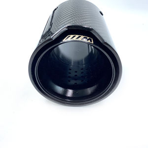 قطعة واحدة أنبوب عادم خلفي لامع من ألياف الكربون لطرف كاتم الصوت لسلسلة BMW <span class=keywords><strong>M</strong></span> وسلسلة 1234567 تعديل - Product Image 6