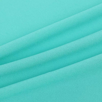 Tissu Mousseline 50D Perlé Doux 100% Polyester 65g Uni Transparent pour Vêtements d'Intérieur, Doublures de Robes, Robes Islamiques, Robes de Soirée et Rideaux