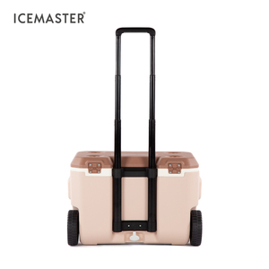 IceMaster 39L fábrica buena calidad personalizado carcasa dura caja de hielo de plástico refrigerador aislado con ruedas Coolerbox con ruedas - Product Image 3