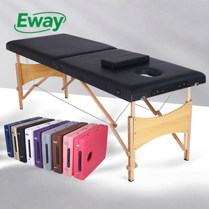 Bestseller Tragbare Klappbare Schönheits-Akupunkturliege Moderne Salonmöbel für Diagnose Behandlung Massagetisch Holz - Product Image 1