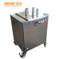 Fruit- en groentesnijmachine, neerwaartse snijmachine, snijapparatuur voor aardappelen, komkommer, courgette, bananen en aubergine.