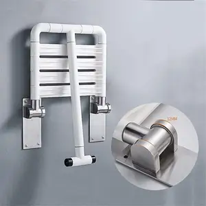 Wholesale Shower Wall Seat Disabled Bath Chair Bathroom For The Elderly Wall Mounted Folding Shower Seat Disabled Bathroom Chair