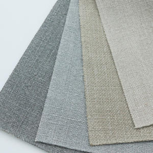 Tissu tissé en mélange de coton 55% lin 45% naturel respirant pour textile à la maison tapisserie d'ameublement teint en plaine pour rideaux housses de coussin - Product Image 5