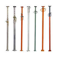 Usine d'étais en acier 2.2m-5m réglable peint échafaudage plancher Support Jack Construction coffrage étai en acier