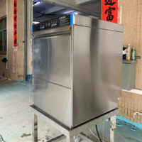Lave-verres sous comptoir économique et rentable, équipement de nettoyage de verres automatique commercial pour mini-café, bar, magasin alimentaire