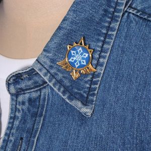 Broche de costume de cosplay de personnage Wowei Genshin Impact, Genshin Impact Geo <span class=keywords><strong>Electro</strong></span> Pyro Dendro Hydro Cryo Anemo - Product Image 4