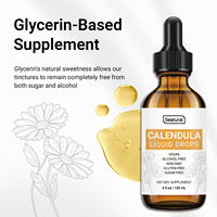 Extrait de Calendula en Gouttes Liquides Marque Blanche – Teinture Naturelle à Base de Plantes pour la Santé de la Peau