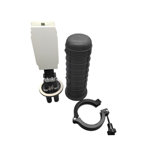 Mini Dome Mufa per Telecomunicazioni in Fibra Ottica, 12 o 24 Core, 3 Tubi, <span class=keywords><strong>con</strong></span> Collare Metallico per FTTH - Product Image 6