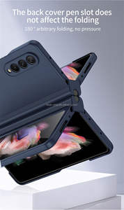 Portalápices caro todo en uno cubierta móvil mate cubiertas de teléfono celular y protectores de película de pantalla funda de teléfono para Samsung Fold 4 - Product Image 6