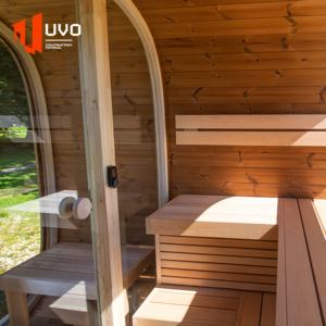 فاخر في الهواء الطلق الجاهزة أبل ساونا جراب مخصص وحدات برميل ساونا منزل للحديقة والفناء الخلفي استخدام 2-شخص - Product Image 2