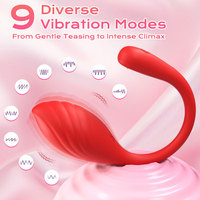 Vibrateur de point G pour femmes, vibromasseur télécommandé via application, jeu sexuel à distance pour couples, étanche, 9 modes de vibration, jouets sexuels