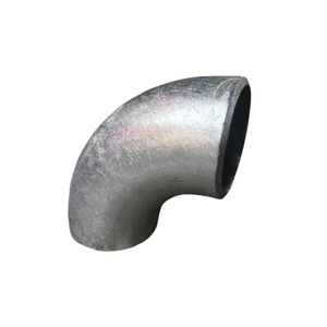 Coude en acier au carbone galvanisé à chaud pour 90 degrés. Raccord de tuyauterie pour conduite d'alimentation en eau et en énergie, type raccord de déviation. - Product Image 3