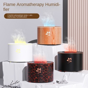 USB siêu âm hương liệu NGỌN LỬA & độ ẩm khuếch tán núi lửa thiết kế cho văn phòng nhà xe Yoga phòng tập thể dục-humidistat & tiếng ồn thấp - Product Image 2