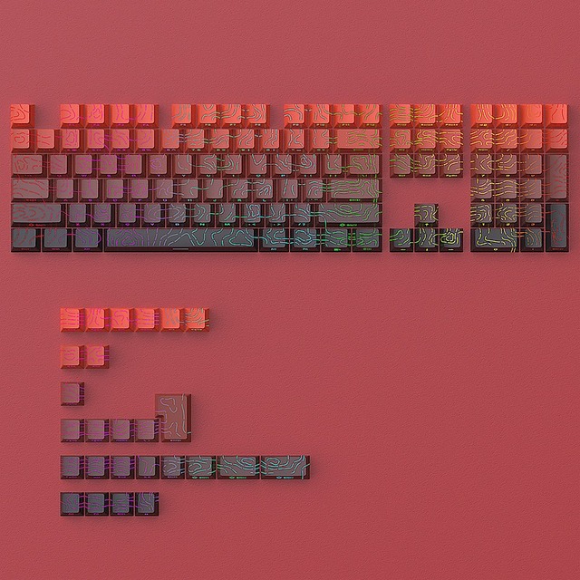 Good Luck Double Shot PBT Mechanical Gaming Keyboard with Contour Keycap Shine Cherry Profile Custom OEM/ODM Support