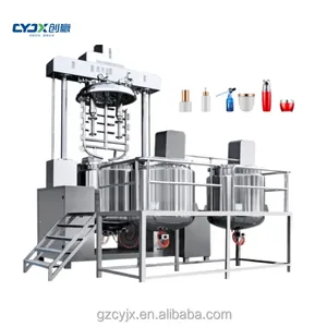 CYJX Mezclador Homogeneizador Emulsionante al Vacío de Pasta de Dientes, Máquina de Emulsión de Tanque al Vacío, Equipo de Mezcla de Crema Cosmética