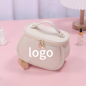 Trousse de <span class=keywords><strong>Maquillage</strong></span> Coréenne Tendance Grande Capacité en Forme d'Orgue, Boîte de Rangement Étanche en PU avec Logo Personnalisé pour Cosmétiques - Product Image 4