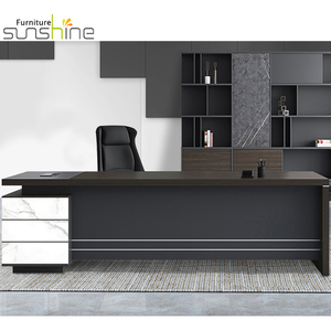 Bureau <span class=keywords><strong>de</strong></span> <span class=keywords><strong>direction</strong></span> en forme <span class=keywords><strong>de</strong></span> L moderne et luxueux, table <span class=keywords><strong>de</strong></span> secrétaire, mobilier en MDF, bureau <span class=keywords><strong>de</strong></span> <span class=keywords><strong>direction</strong></span>, bureau commercial, prix d'usine, CE - Product Image 4