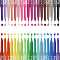 Stylos feutres personnalisés 36 couleurs Paper Mate Pointe moyenne Logo personnalisé Marqueurs de dessin pour enfants Stylo feutre pour fournitures artistiques