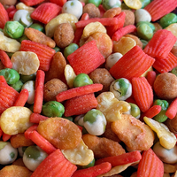 Snacks Mixtos Asiáticos Salados Horneados en Bolsa |   Proveedor de Mezclas de Aperitivos Semi-Suaves para Fiestas