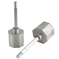 Embout réglable pour boîtier en aluminium de volet roulant avec pivot en acier, s'adapte facilement au tube, installation facile pour tube de 60/70 mm