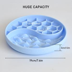 Tazón de silicona para perros con función de lamer, comedero lento, almohadilla de lamer para mascotas, tazón de lamer para perros de grado alimenticio - Product Image 4