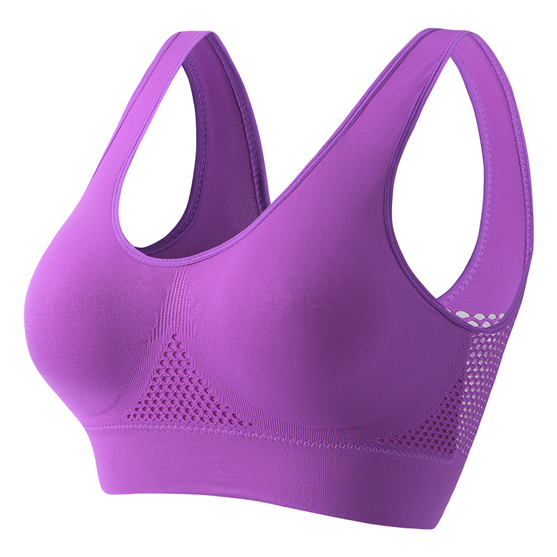 Coussin de poitrine violet raisin