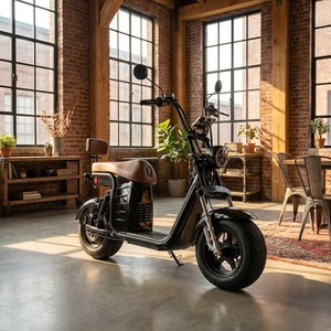 Scooter Eléctrico de Dos Ruedas, 1000w/2000w, Batería de Litio de 20ah 60v, Impermeable, de Aluminio, con Neumáticos Anchos, para Adultos, Playa, X26, Precio - Product Image 1