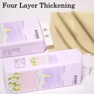 Organic Bamboo Pulp 4-lagiges Magic Tissue Soft Home und Restaurant Hanging Facial Towel 4-lagig für Travel <span class=keywords><strong>Paper</strong></span> Bag Tissue - Product Image 5