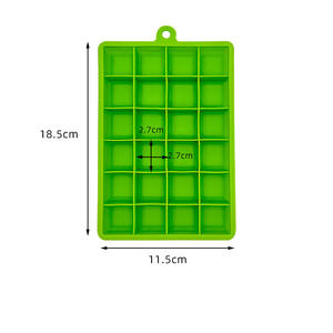 <span class=keywords><strong>Bac</strong></span> à glaçons en silicone souple à 24 cavités, démoulage facile, avec couvercle écologique, qualité alimentaire, compatible micro-ondes pour aliments chauds/froids, outil à crème glacée - Product Image 6