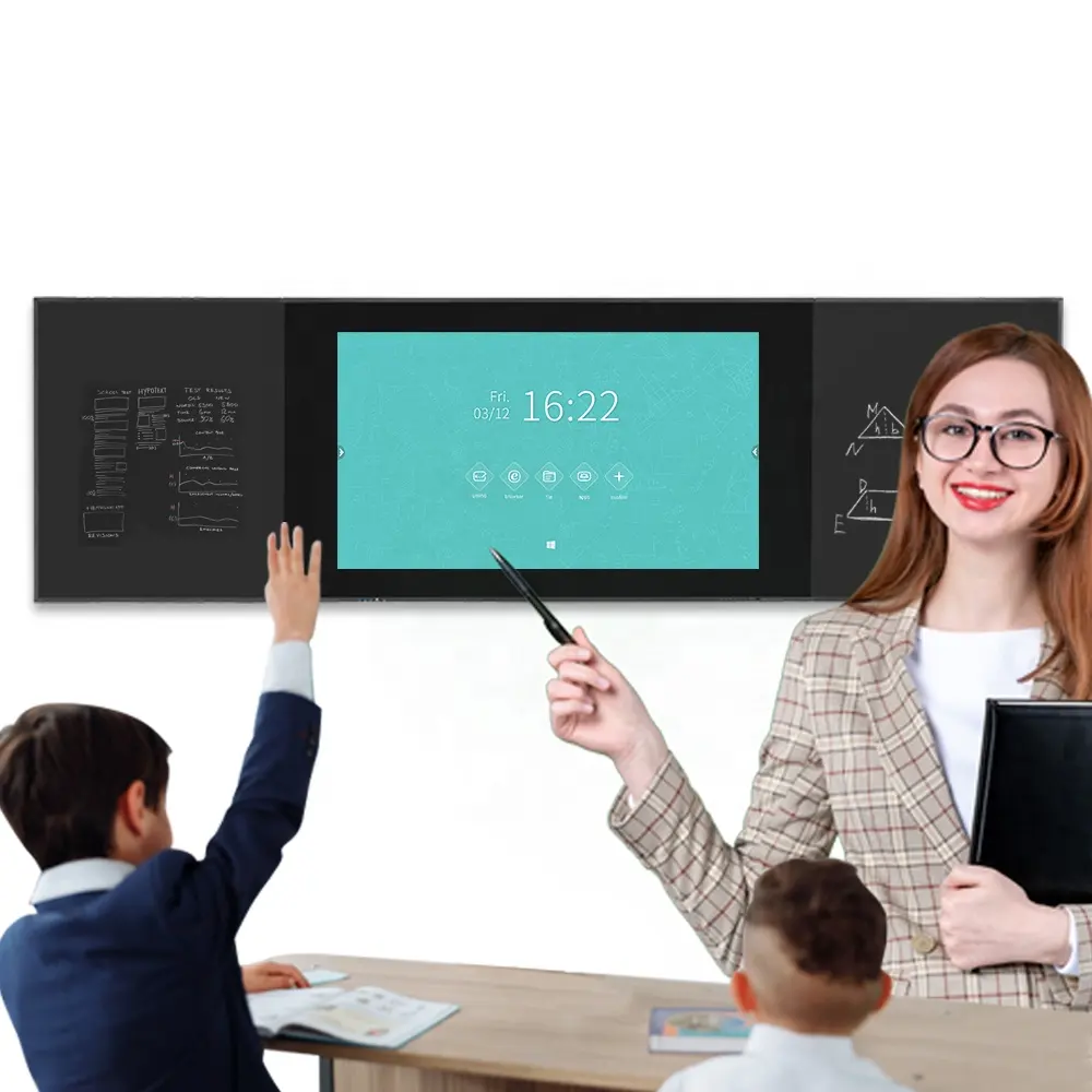 Gran oferta 2023, pizarra interactiva de alta calidad, tablero inteligente Digital inteligente, panel plano interactivo para enseñanza en el aula