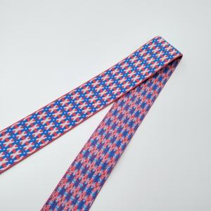 Venta al por mayor de cintas de nylon personalizadas con logotipo de Jacquard recubiertas de cintas elásticas de Spandex para pantalones y ropa interior con logotipo personalizado - Product Image 4