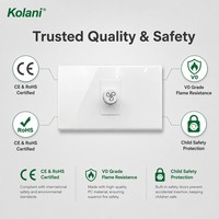 Bouton de commande de vitesse de ventilateur progressif, panneau mural dissimulé 120, 16A 250V PC blanc brillant, protection contre la surchauffe pour chambre d'hôtes