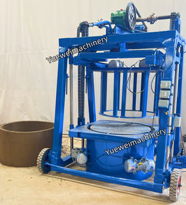 इलेक्ट्रिक सेमी ऑटो मोबाइल मैनहोल बनाने वाली मशीन इंजन गियरबॉक्स प्रीकास्ट कल्वर्ट कंक्रीट मैनहोल पाइप उत्पादन प्रणाली - Product Image 2