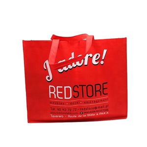 ถุงผ้าช้อปปิ้งแบบไม่ทอ ย่อยสลายได้ 100% ขายส่ง พร้อมโลโก้ตามสั่ง - Product Image 1