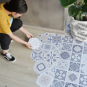 Hexagone Pvc étanche 3d papier peint décoration de la maison auto-adhésif papier peint salle de bain carrelage mural <span class=keywords><strong>Table</strong></span> fait à la main peler et <span class=keywords><strong>coller</strong></span> - Product Image 4