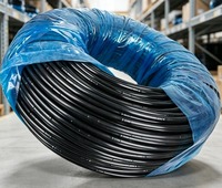 Bande d'irrigation goutte à goutte en PE 16 mm noire, installation facile, espacement/épaisseur de paroi personnalisés avec précision