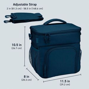 15L Liter Leakproof Travel Beer Cold Thermal Bags Beach Summer Picnic Collapsible Custom Soft Cooler Insulated Bag - Product Image 6