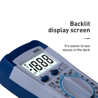 Multimeter Digital LCD A830L AC DC Tegangan Dioda Multitester Penguji Arus Layar Bercahaya Dengan Fungsi Buzzer