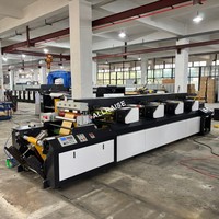 Machine d'impression flexographique entièrement automatique multi-couleurs pour rubans BOPP, machine d'impression et de découpe haute vitesse rouleau à rouleau