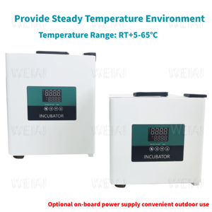 Incubadora Portátil de Laboratorio WEIAI de 9.2L y 12.8L, Incubadora Mini Termostática Refrigerada para Microbiología, Bacterias y Medicina - Product Image 2