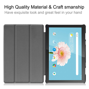 En stock – Étui rigide antichoc multi-angles à trois volets <span class=keywords><strong>pour</strong></span> <span class=keywords><strong>tablette</strong></span> <span class=keywords><strong>Lenovo</strong></span> <span class=keywords><strong>Tab</strong></span> <span class=keywords><strong>M10</strong></span> Series avec fonction de veille automatique - Product Image 5