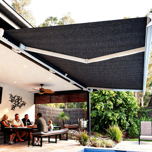 Toldo <span class=keywords><strong>de</strong></span> Jardín <span class=keywords><strong>de</strong></span> Aluminio Plegable con Brazo Articulado, <span class=keywords><strong>Toldos</strong></span> Retráctiles Motorizados <span class=keywords><strong>para</strong></span> Exteriores, Toldo <span class=keywords><strong>de</strong></span> Casete Completo - Product Image 3